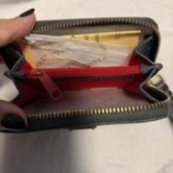 Dooney & Bourke Saffiano Large Zip Around Credit Card Case Wallet - NWT (New) - Picture 5 of 5